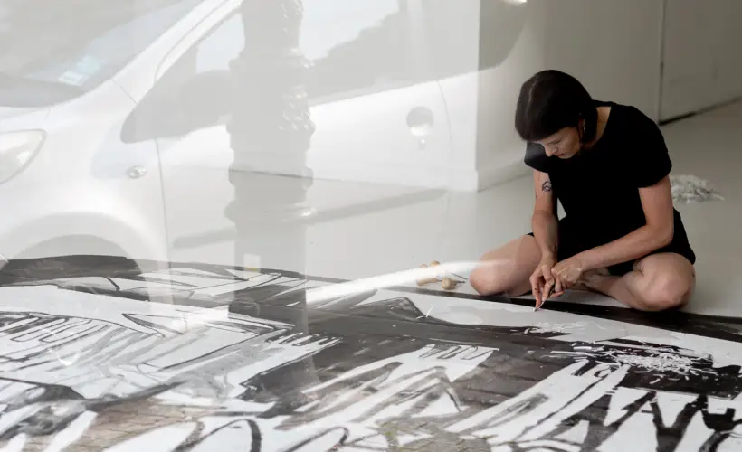 zdjęcie z wystawy Pracownia otwarta